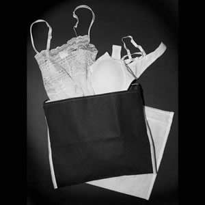 Black 100% Polypropylene Washing Bag for dark colours, 50 x 50 cm