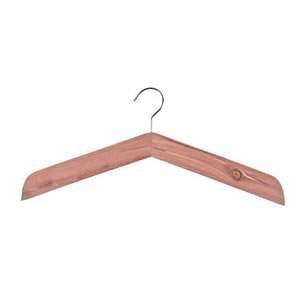 1 Smooth Cedar Wood Shirt/Jacket Hanger