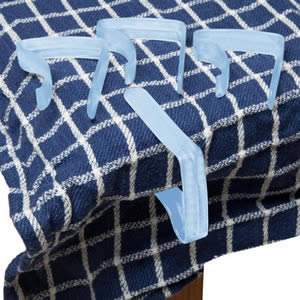 Pack of 4 Blue Table Cloth Clips