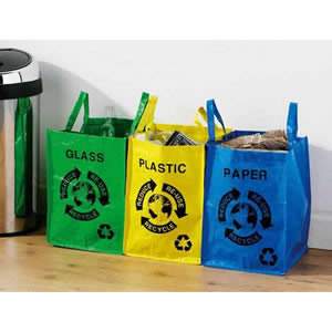 Pack of 3 Large Connectable Recycling Bags