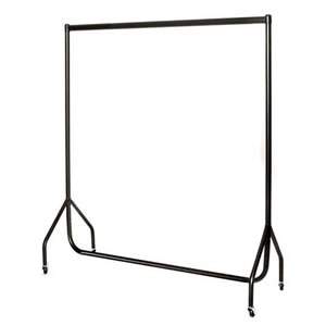 5ft Robust Black Clothes Rail with stronger than the normal rail frame.