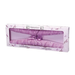 Heathcote & Ivory Lavender padded hangers.
