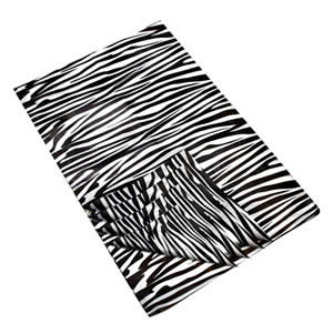 The New Caraselle Pack of 25 Sheets of Zebra Print Deluxe Tissue Paper  18gsm  45 x 70cm