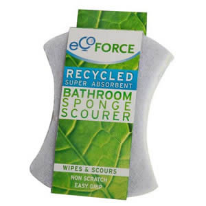 Ecoforce Recycled Super Absorbent bathroom Sponge Scourer
