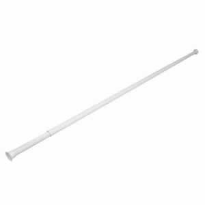 Expanding Shower Curtain Rail in White 750 - 2200mm
