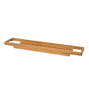 Deluxe Bamboo Large Slim Bath Bridge