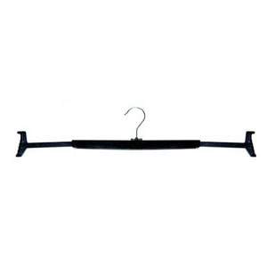 5 Black Expandable Skirt Hangers For Sizes 16 - 20, 37 - 53 cms