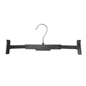 5 Black Expandable Skirt hangers for sizes 6 - 8, 25 - 32 cms