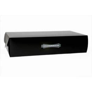 1 Large Black Storage Box. 53 x 29 x 12 cms ( approx 21" x 11 1/2" x 4 3/4" )