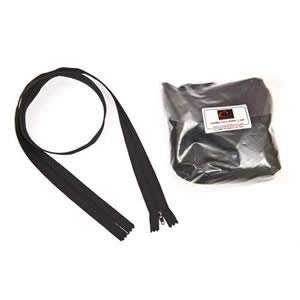Black Nylon Zip 91cm