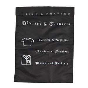 Black Travel Shirt Bag