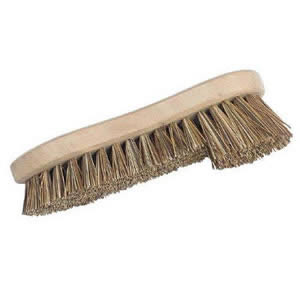 Traditional Old Fashioned Split Bristle Height Scrubbing Brush Manufactured in England