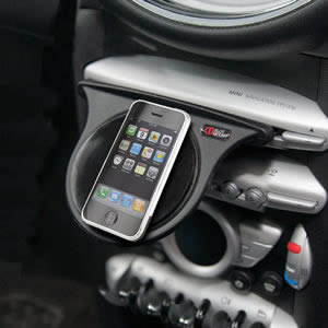 The Caraselle iPhone Dashboard Mount. Voted Best British Invention of 2011 by The British Inventors Society