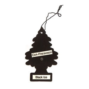 The Caraselle Magic Tree Black Ice Car Air Freshener (black)