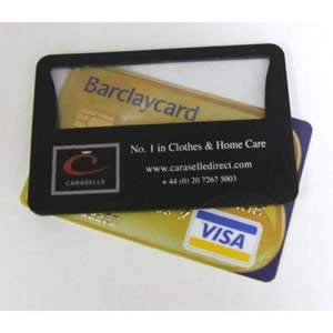 Credit Card Magnifier with L.E.D. light
