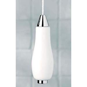 A Deluxe Ceramic & Chrome Light Pull