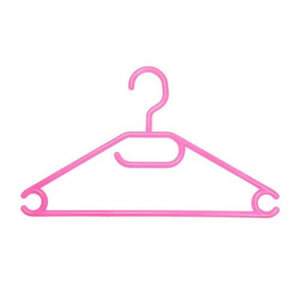 Childs Pink Swivel Hook Hanger, pack of 10