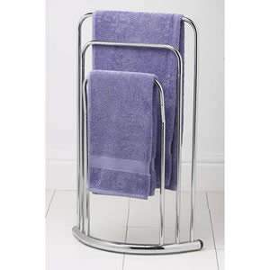 Bow Fronted 3 Rail Towel Stand