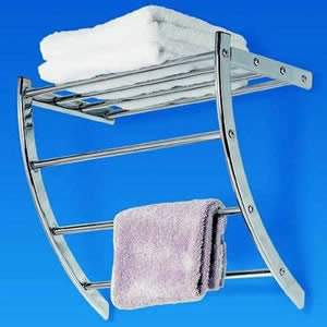 Chrome Towel Arc Storage Rack