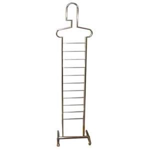 Deluxe Men's Clothes Stand with Chrome Finish