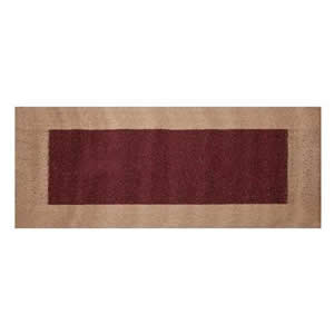 Madras Runner 57 x 150cms Beige & Rust