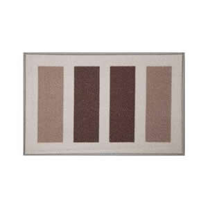 Rio Machine Washable Door Mat 40 x 60 cms Light & Dark Beige