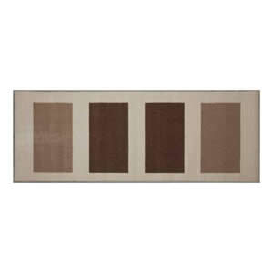 Rio Machine Washable Runner 57 x 150 cms Light & Dark Beige