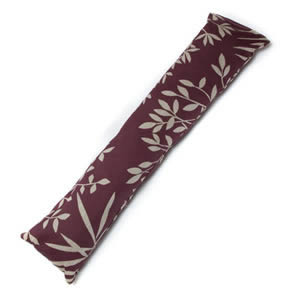 Caraselle British Designed & British Made Luxury Draught Excluder in Rust & Beige