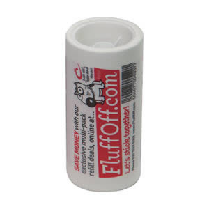 The Caraselle FluffOff Lint Remover Sticky Roller Refill with 7.5 metres long roll of very sticky paper