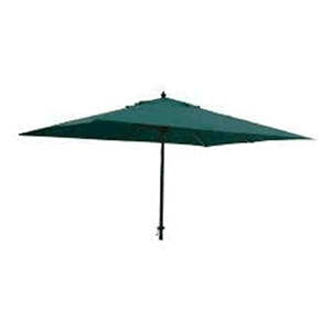 Deluxe Dark Green Giant Parasol Zipped Cover in Top Quality PVC Backed Polyester UV Stabilised against the Sun 216x152cm