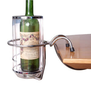 Caraselle Wine /  Champagne Acrylic Cooler & Table Mounted Holder