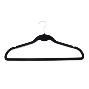 Non-Slip Suit Huggable Hanger in Black 45cm wide & 25cm high