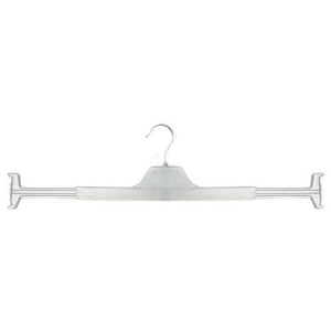 Deluxe Silver Grey Expandable Skirt Hanger, 41 - 57cms