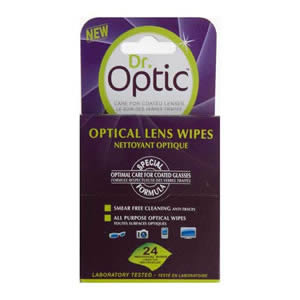 Pack of 24 Dr. Optic Optical Lens Wipes