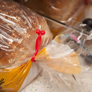 Pack of 6 x Bread Bag Clips British Designed & Made Assorted colours
