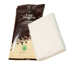 Caraselle Pack of 24 Lord Sheraton Leather Clean & Shine Wipes