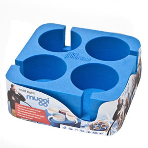 The Caraselle Blue Muggi 4 Cup Holder