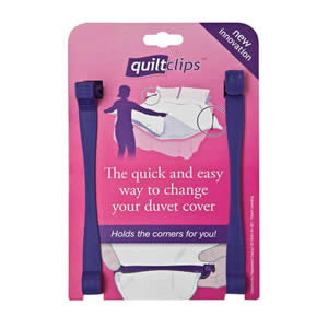 The Quilt Clip the quick & easy way to change your duvet cover