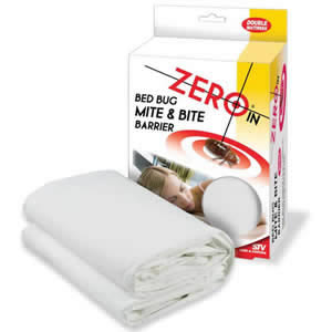 Bed Bug Mite & Bite Barrier Cover for a Double Mattress (25x137x190cm)
