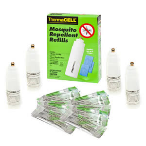 Thermacell Jumbo Refill Pack contains 4 Butane Cartridges & 12 Mosquito Repellent Mats