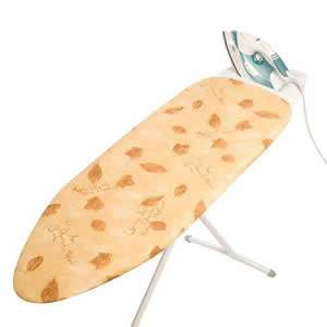 Standard Size AUTUMN Design 100% Cotton Ironing Board Cover with Thick Foam Backing & Drawstrings. This Cover is Designed to fit Ironing Boards with an Ironing Surface of 96 x 38cms
