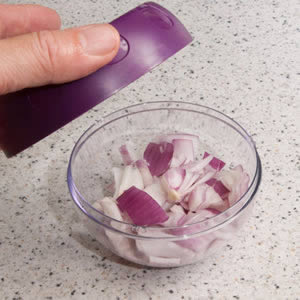Caraselle Onion Keeper to Keep Onions Fresher for Longer 4.5 x 4.5 x 3.25cms