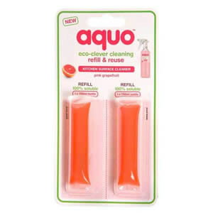 Aquo Kitchen Surface Cleaner Refill Pack with 2 capsules