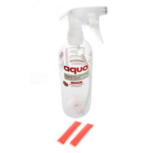 Aquo Kitchen Surface Cleaner Spray & 2 Refills with Pink Grapefruit Fragrance