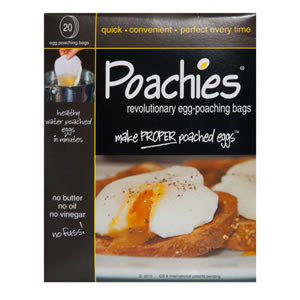 The Caraselle Pack of 20 Poachies Egg-Poaching Bags Perfect Every Time