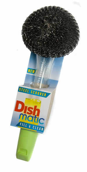 Dishmatic Steel Scourer for cleaning BBQ's, Grills, Hot Plates, Steel Pots & Pans