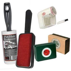 Knitwear Care Pack: Pet Hair Remover, Double Action Brush, Defuzza, Sweater Stone