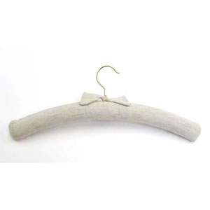 Deluxe Padded Hanger in beautiful Linen & Cotton Mix Fabric