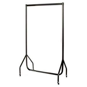 3ft Superior All Black Clothes Rail with stronger than the normal rail frame.