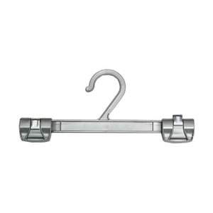 1 Silver Plastic Hanger with Strong Clips 25cms